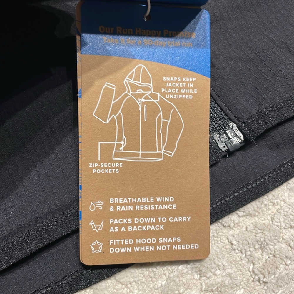 NWT Brooks Canopy Jacket Running jacket lightweight windbreaker Women’s XXL - Picture 4 of 6